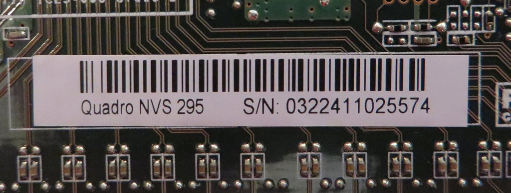 PNY Quadro NVS 295 256MB DDR3 2DisplayPort PCI-Express x16 Low Profile Video Card U4187