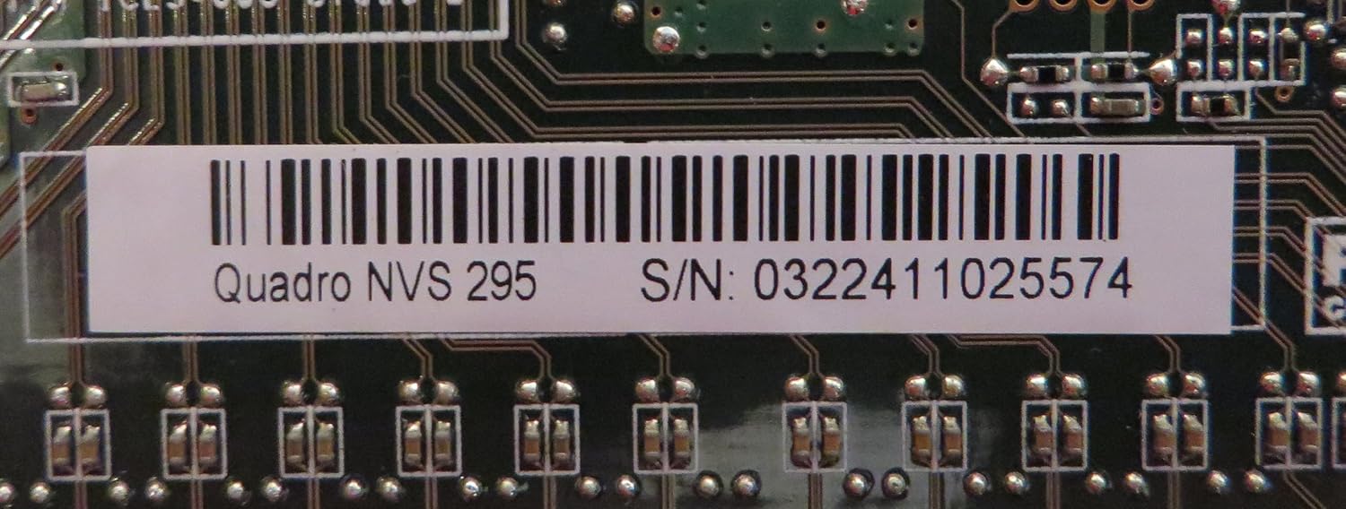 PNY Quadro NVS 295 256MB DDR3 2DisplayPort PCI-Express x16 Low Profile Video Card U4187