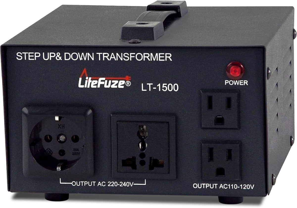 5000 Watt Voltage Converter Transformer 110V/220V Circuit Breaker Protection Heavy Duty C7597