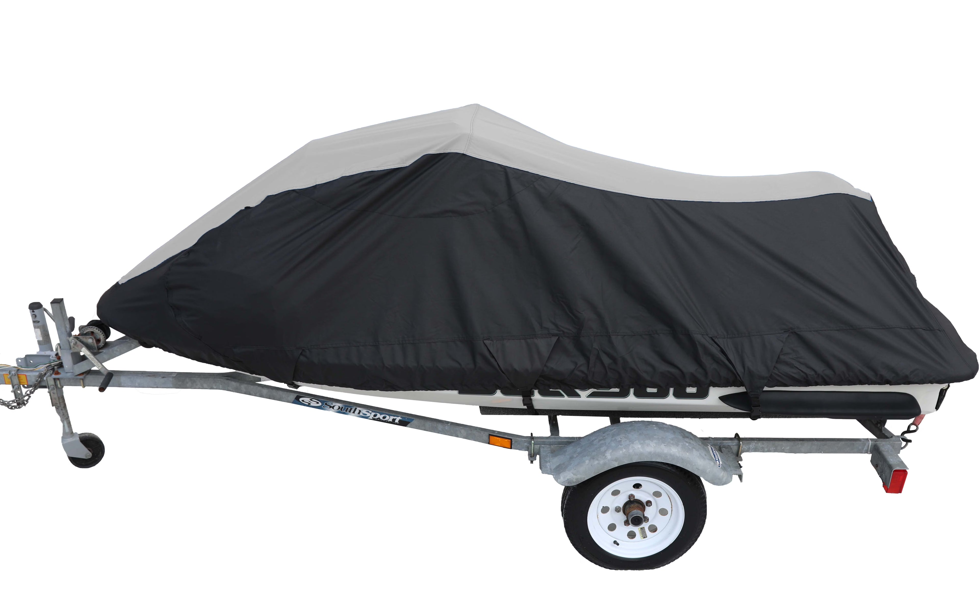 Black/Grey Trailerable PWC JetSki Cover F4587
