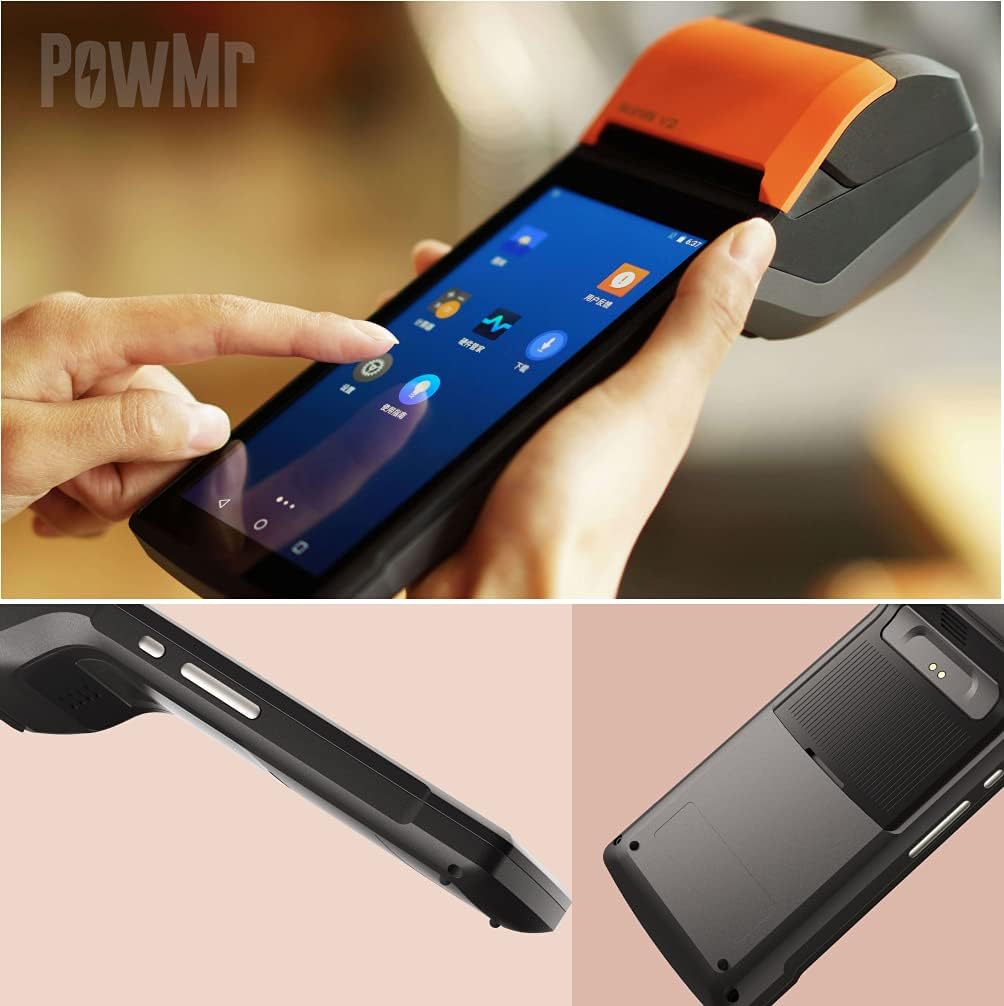 58mm Thermal POS Receipt Printer with Android 7.1 OS 5.45 Touch Screen E4463