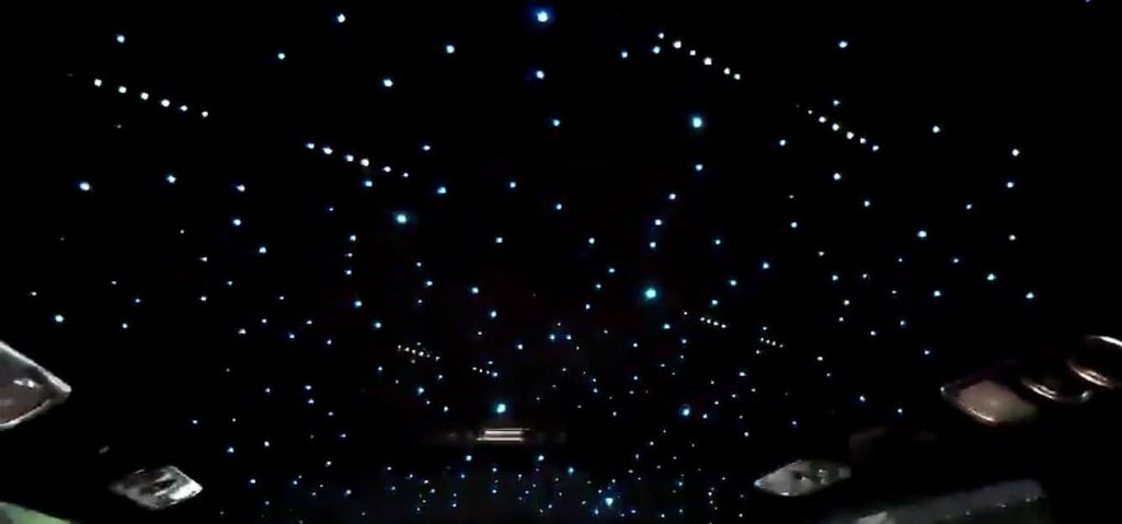 16W RGBW Fiber Optic Star Ceiling Light Kit with 550pcs 0.75mm 13.1ft Fiber Cable S460