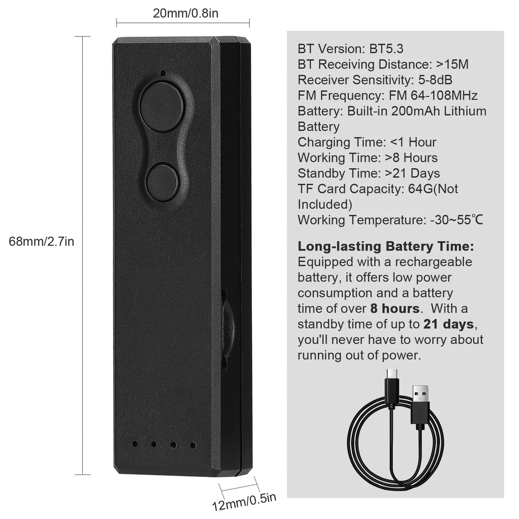 Portable BT MP3 Player Radio V4514