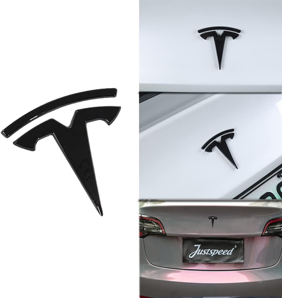 3D Car Rear Trunk Emblem Sticker (Dual Motor) Q8676