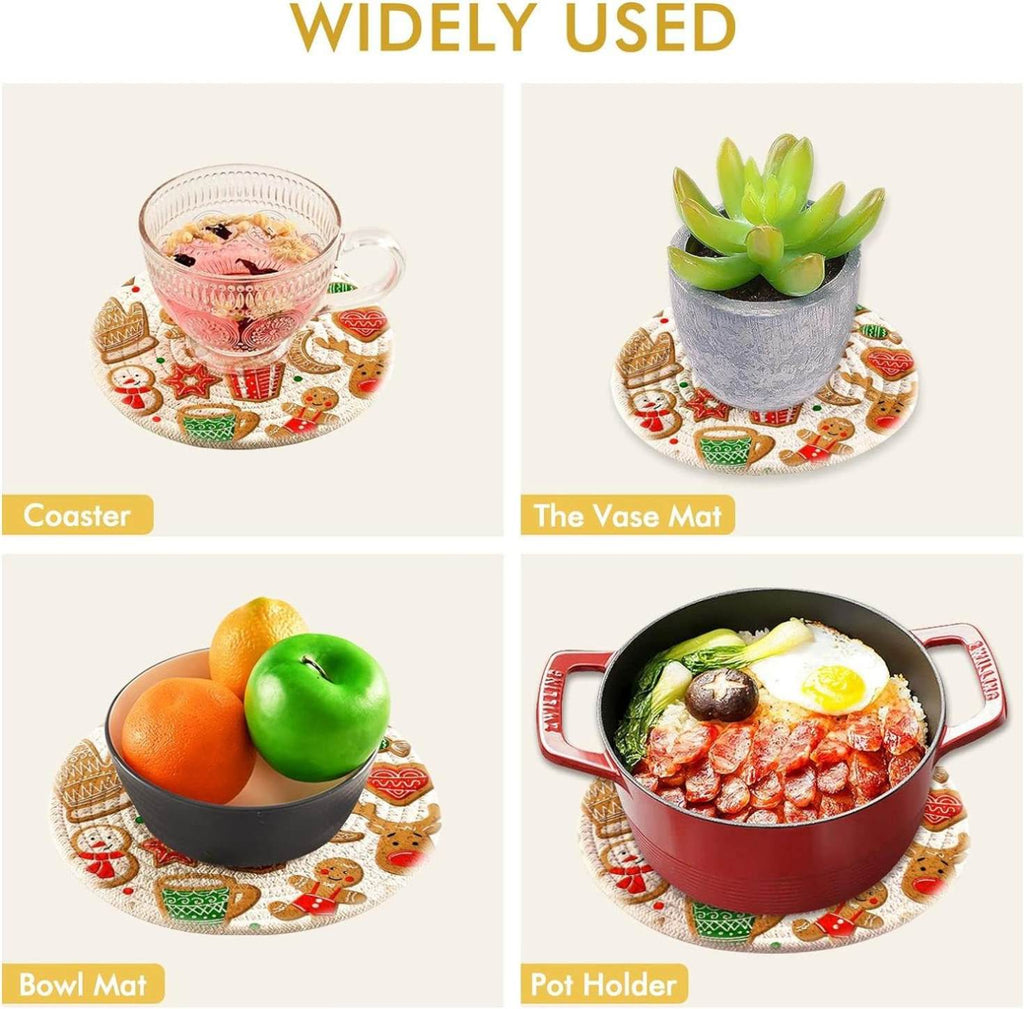 Cotton Woven Potholders Set 2 PCS O680