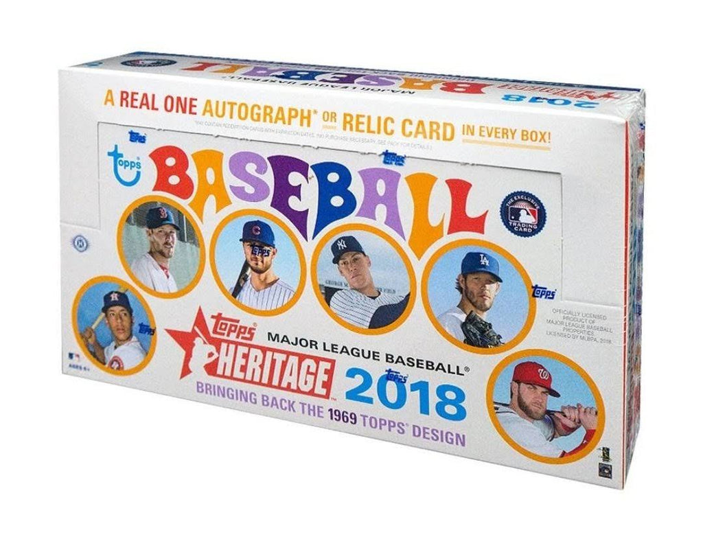 2018 Heritage Baseball Trading Card Hobby Box V232
