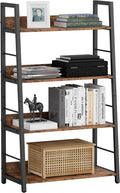 Rustic Brown 4 Tier Ladder Shelf G896404