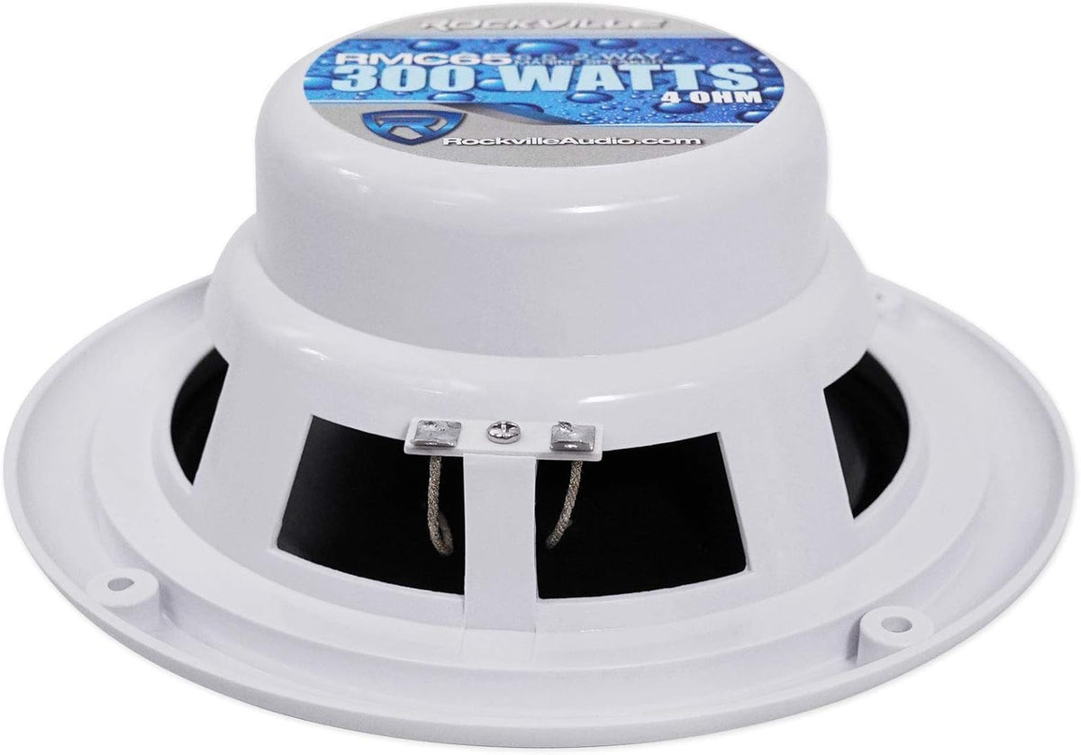 White 2-Way Marine Boat Speakers Pack of 2 F3678