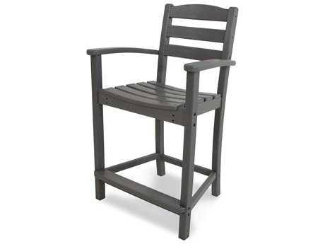 White Counter Arm Chair J139