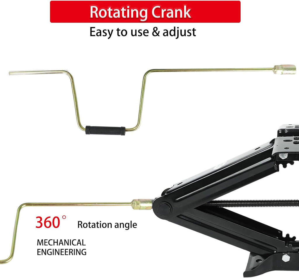 5000 lb 24 RV Stabilizing Scissor Jack, Pack of 2 D188498