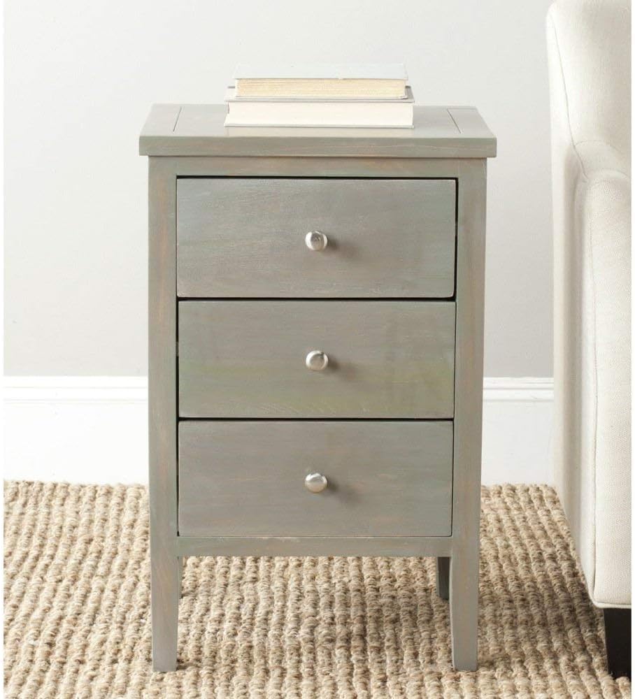 French Grey End Table L2942