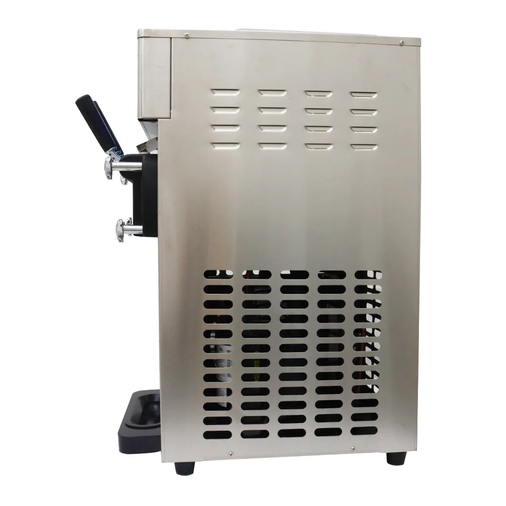 Commercial 3 Flavor Soft Ice Cream Maker 16-18L/H LED Display D149
