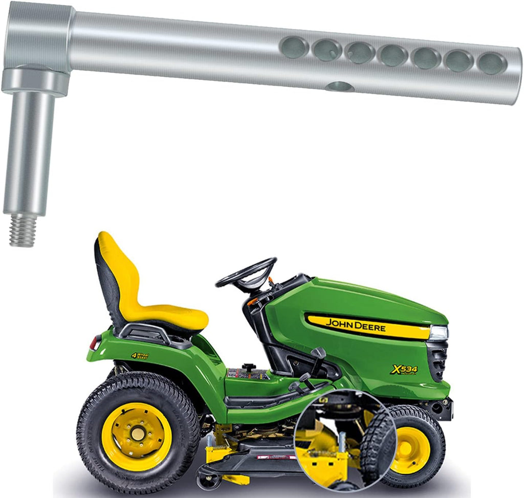 Replace for John Deere Mower Deck Gage Wheel Arm, Pack of 2 F637129