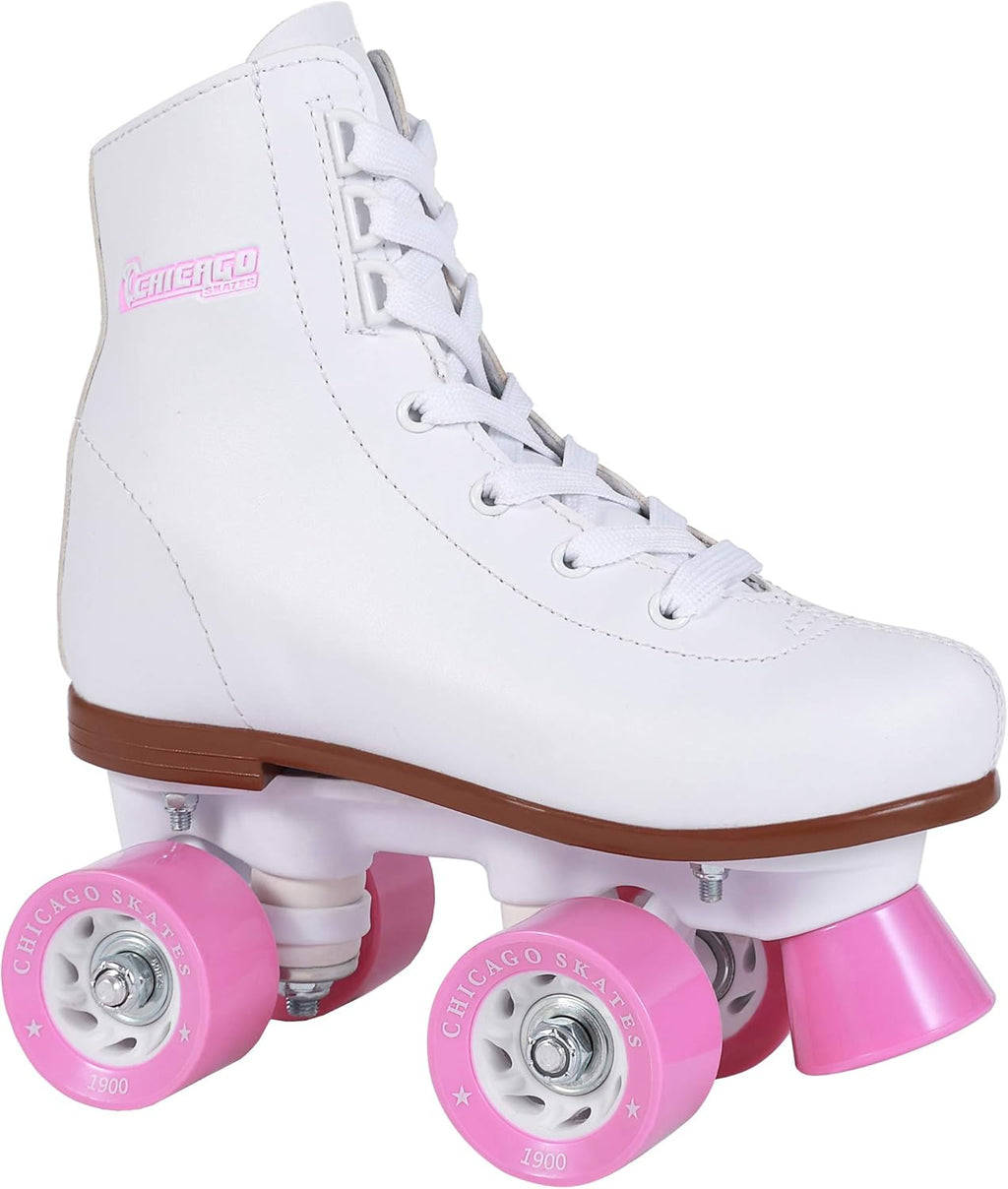 White Youth Quad Roller Skates Z9281
