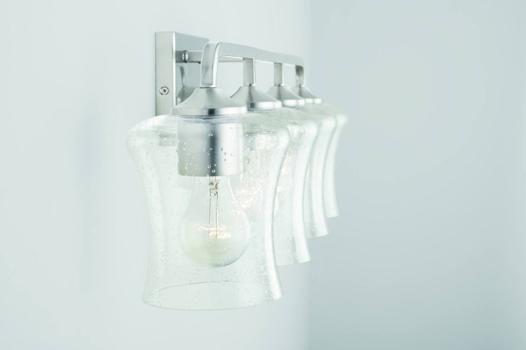 4 Light Vanity, Brushed Nickel P87848