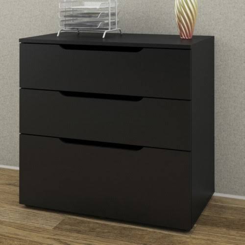 Black 3-Drawer Filing Cabinet V628