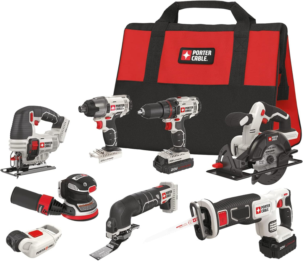 Cordless Drill Combo Kit, 8-Tool M14848