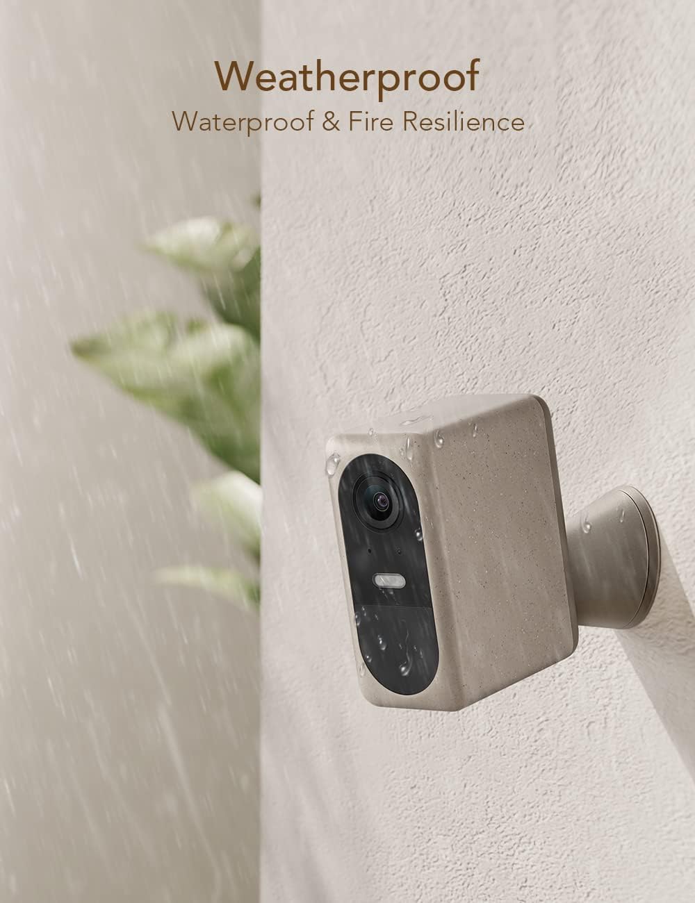 Outdoor Security Camera, 2K Video & HDR, Color Night Vision K720189