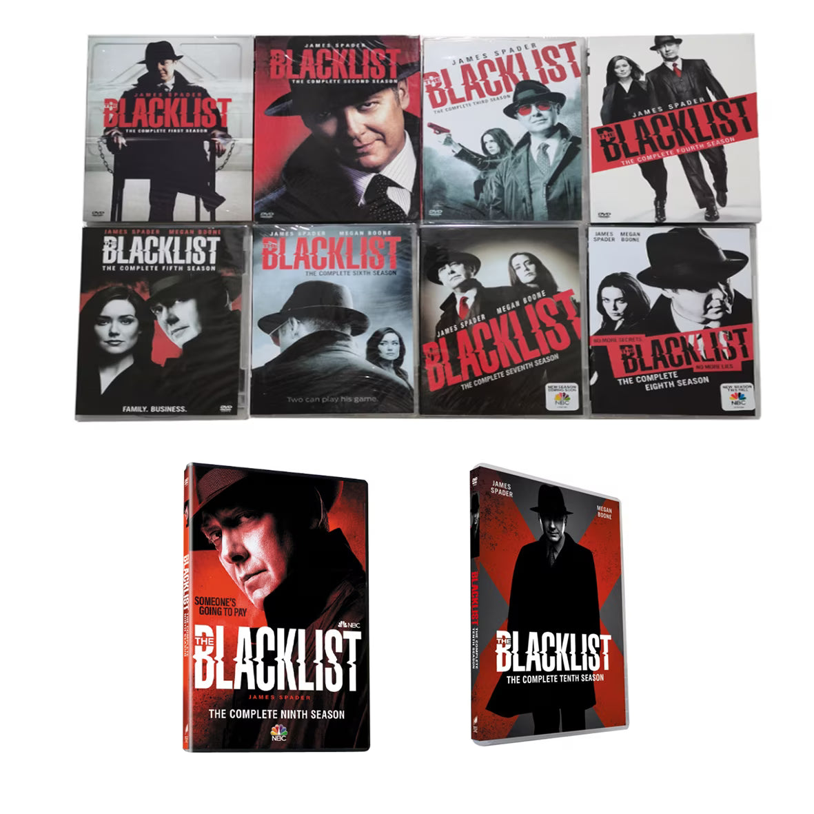 The Blacklist Seasons 1-10 (DVD) J4527