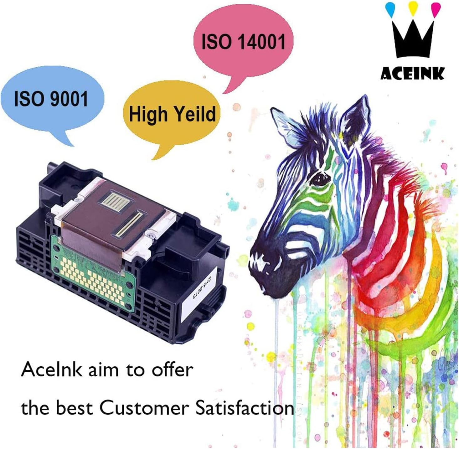 Pack of 2 Compatible Printhead for PIXMA Printers X6447