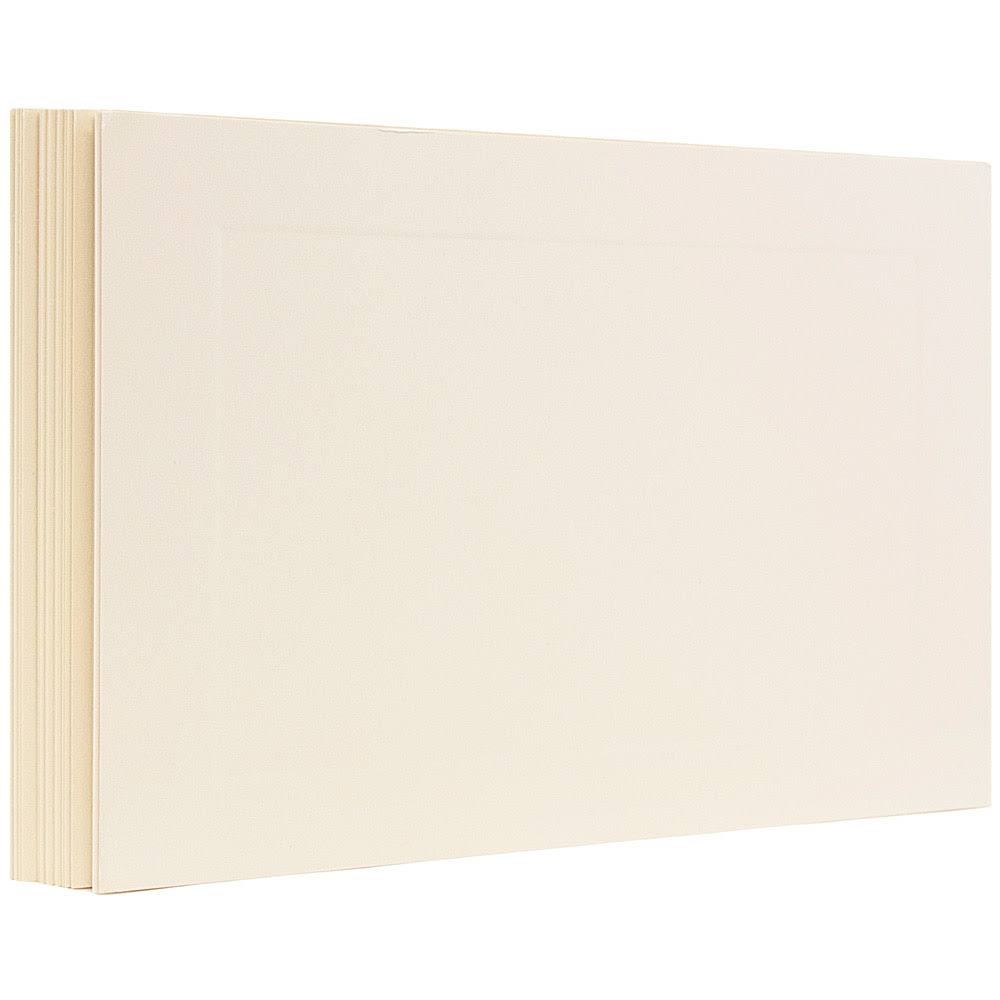 Ivory Note Cards, 500/Box, 4.625 x 6.25 K290489