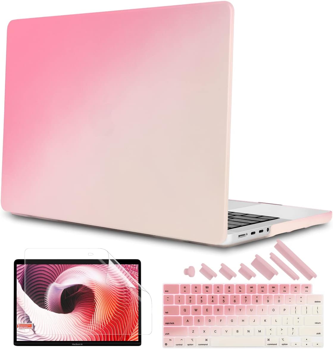 Crystal Black Plastic Hard Shell Case for MacBook Pro 16 inch D696
