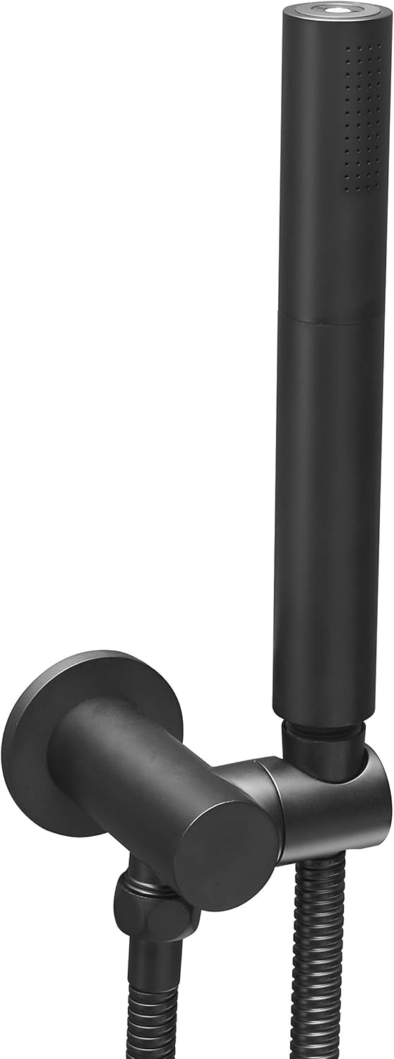 2 Functions Handheld Shower Head Set with Brass Swivel Bracket and Stainless Steel Hose, Brushed Nickel, Pack of 2 H724314