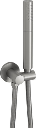 2 Functions Handheld Shower Head Set with Brass Swivel Bracket and Stainless Steel Hose, Brushed Nickel, Pack of 2 H724314