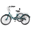 Tricycle 20" Wheels 7-Speed 3 Wheels Bike with Basket T6345