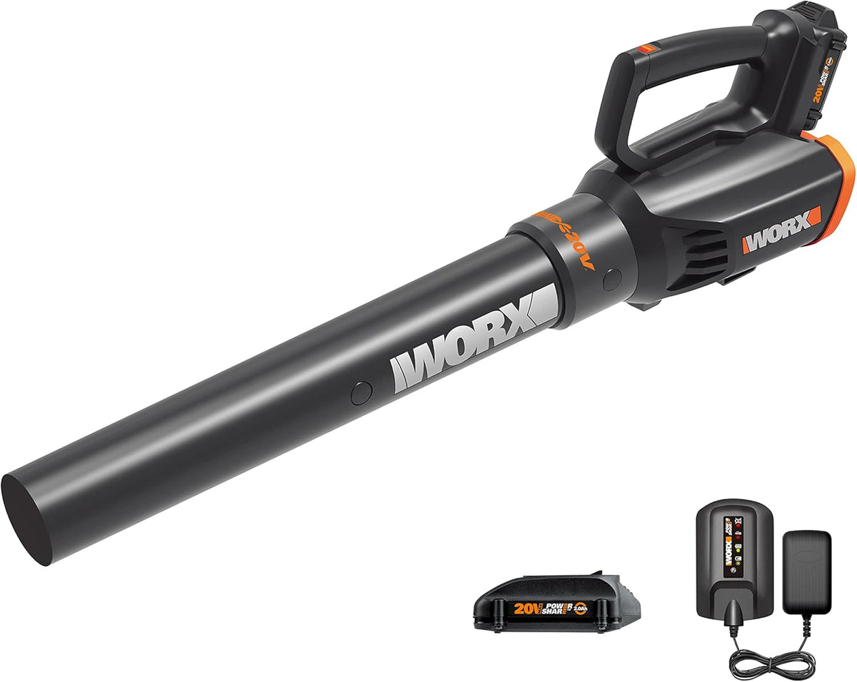 20V Cordless Leaf Blower with 4.0 Ah Battery and Charger W548