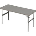 Folding Table, 60x24, Charcoal D989146