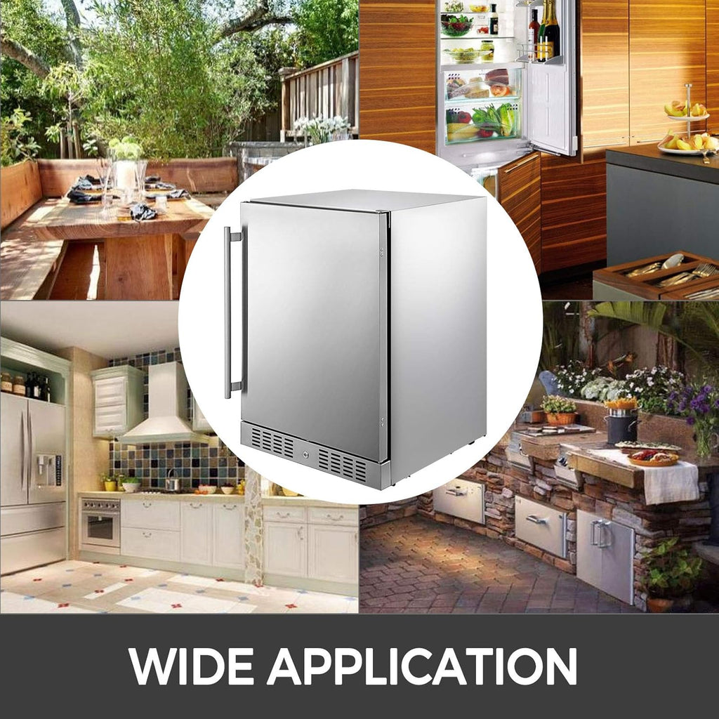 Silver 5.5 cu.ft. Beverage Cooler Refrigerator X915