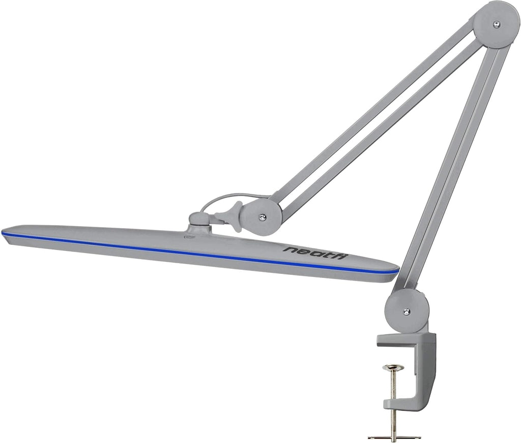 Black LED Task Lamp with Clamp, 24W, 23 Inches E27591