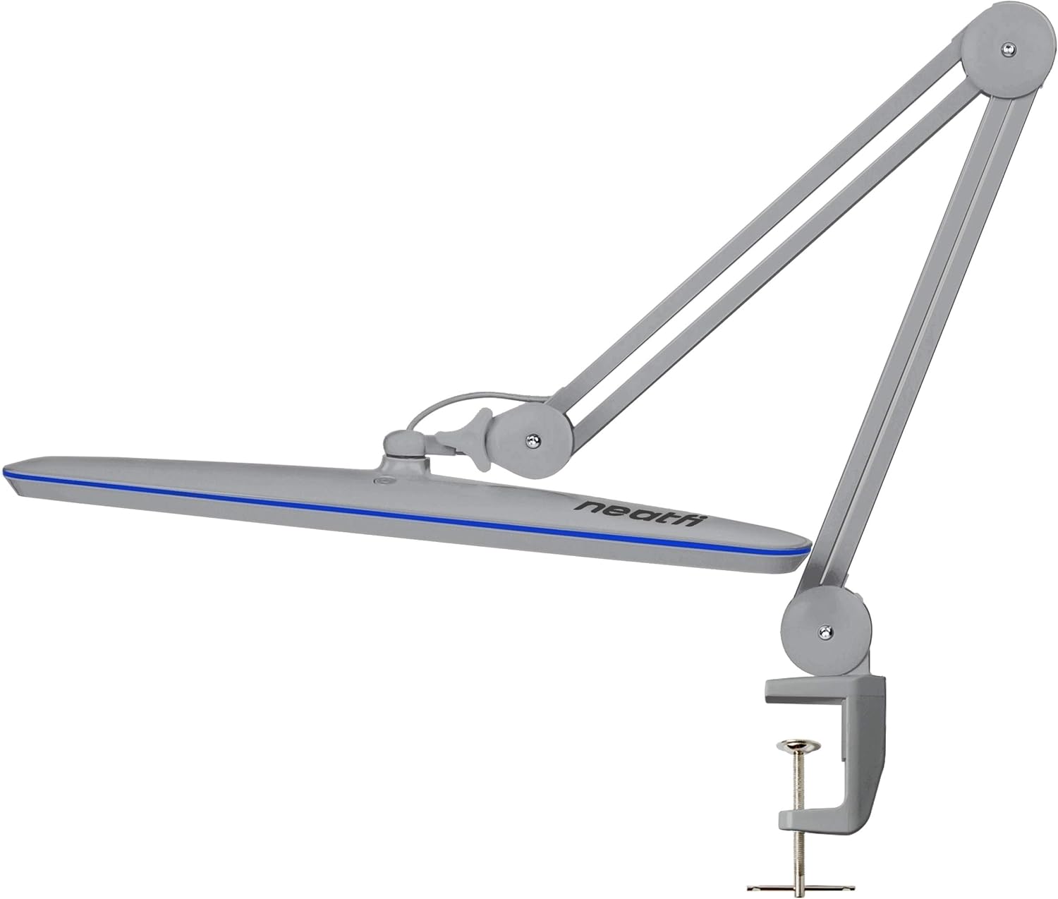Black LED Task Lamp with Clamp, 24W, 23 Inches E27591