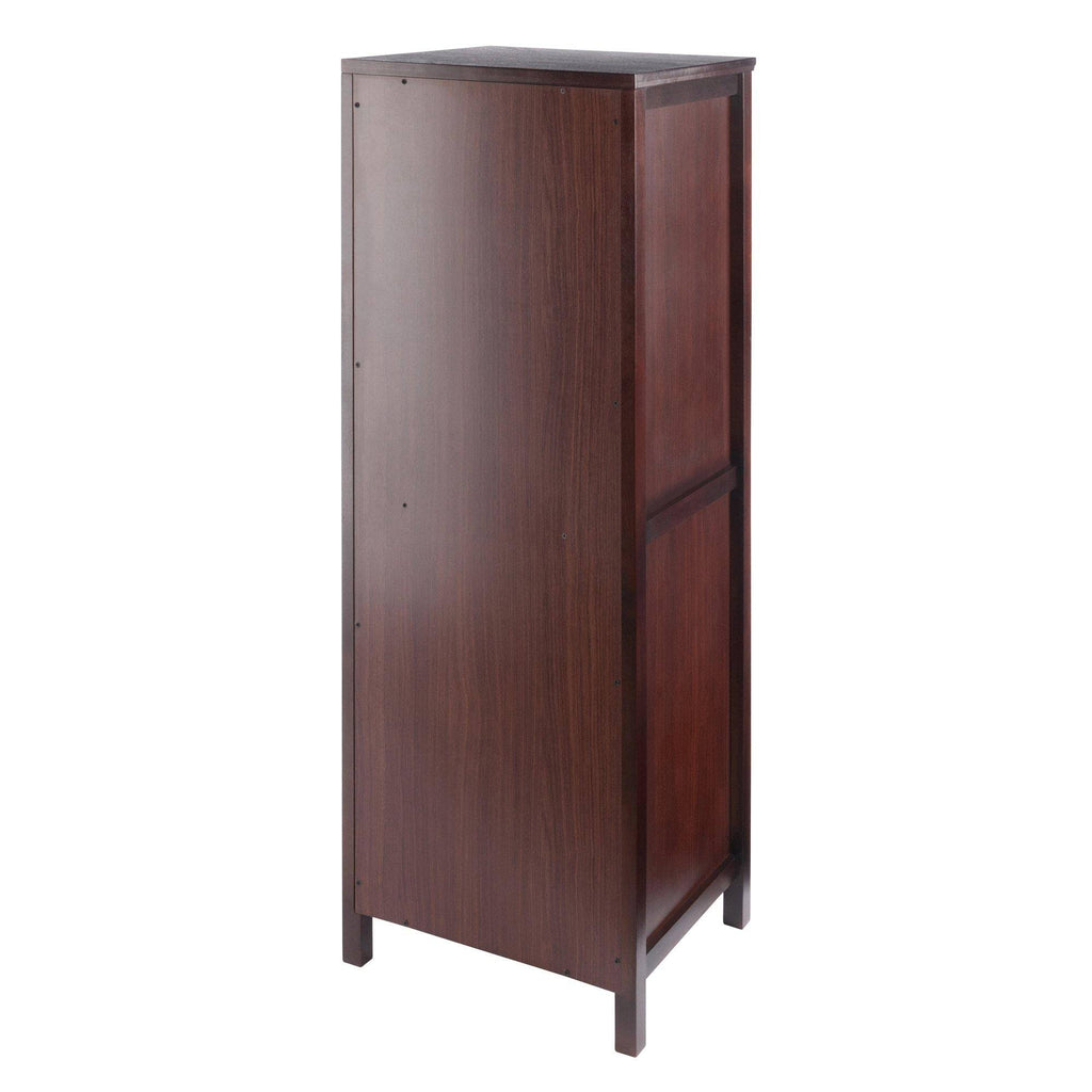 Walnut Brown 4-Section Cabinet A2978