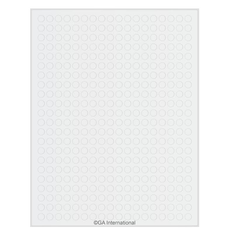 White Cryo Laser Label R958428