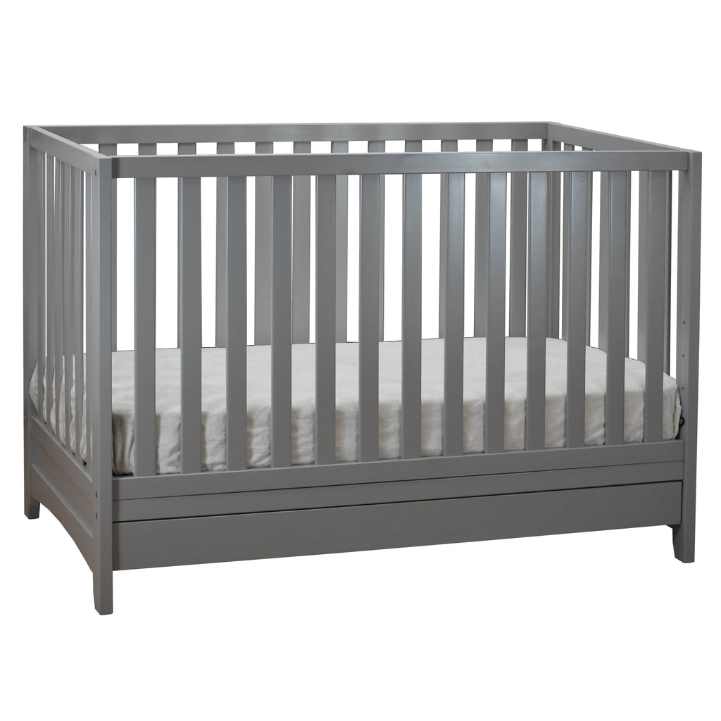 3-in-1 Convertible Crib, Gray W9707