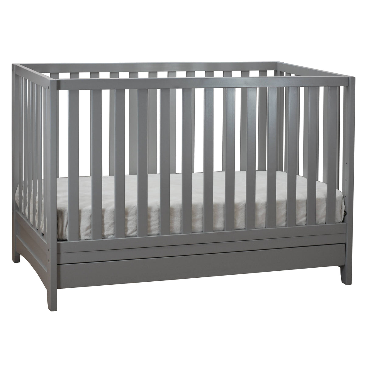 3-in-1 Convertible Crib, Gray W9707