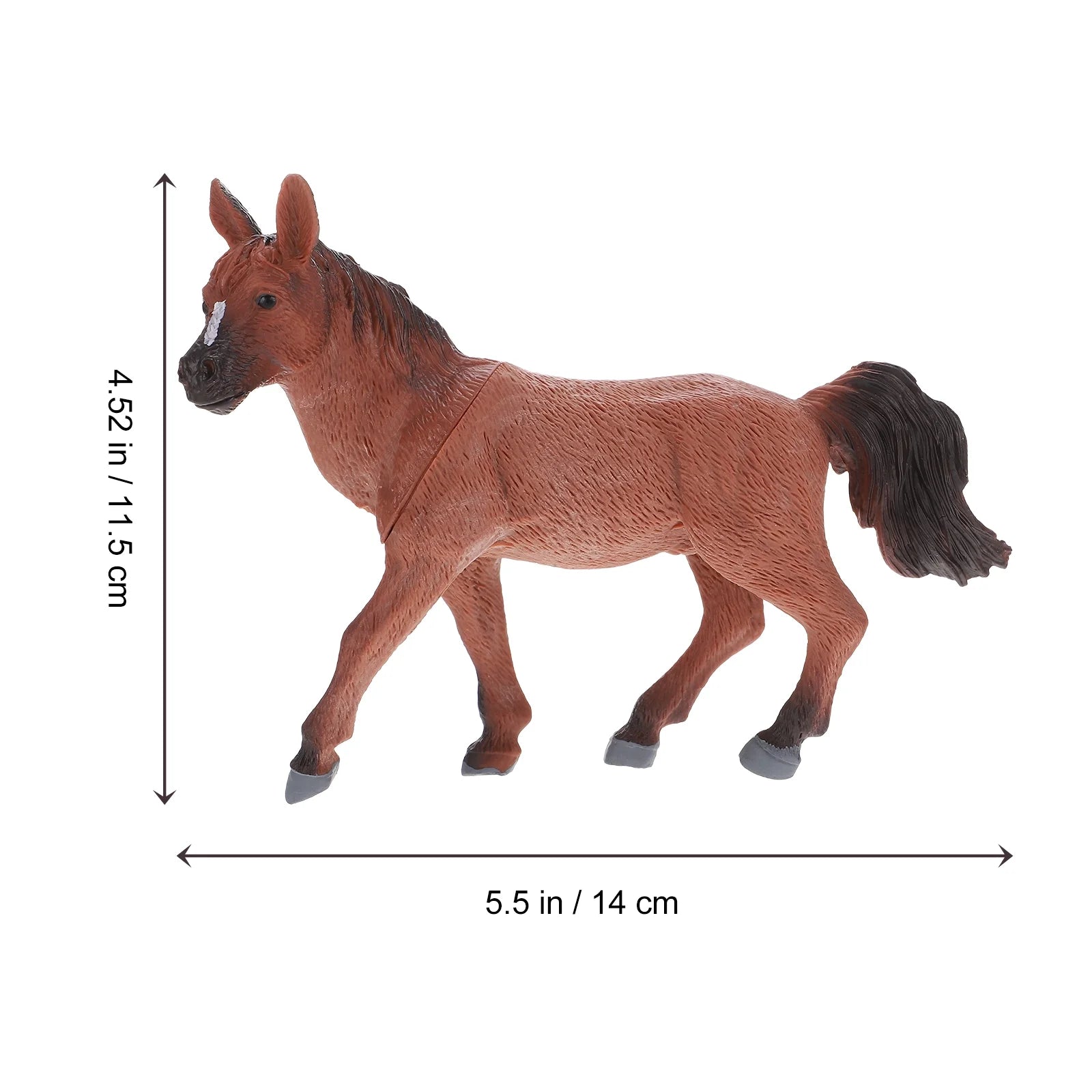 Set of 2 Plastic Animal Figurines Z121