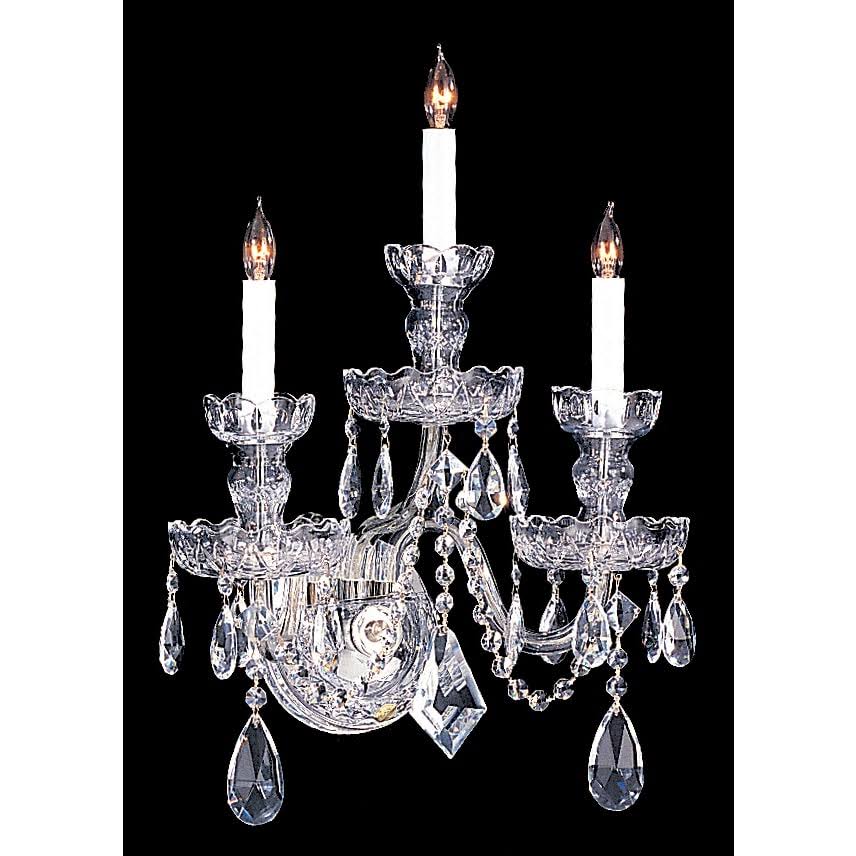 Crystal Chrome 3 Light Sconce Q86861