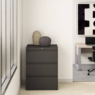 Black Lateral Filing Cabinet Z603352