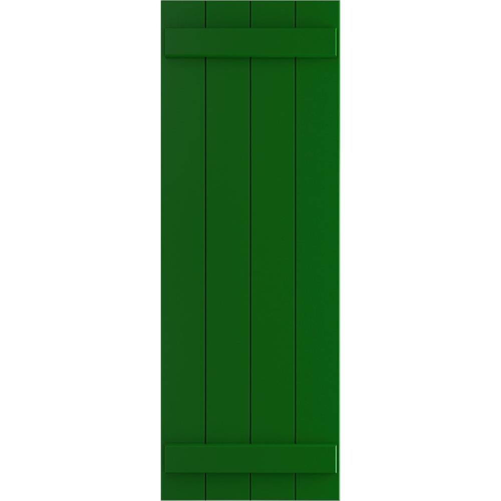 Chrome Composite Board-n-Batten Shutters, Per Pair N276246