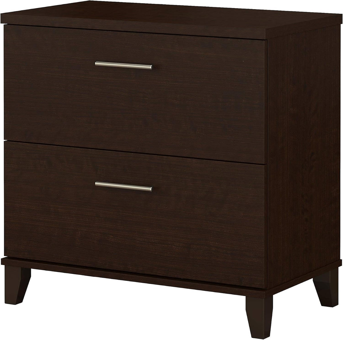 2 Drawer Lateral File Cabinet Mocha Cherry N117