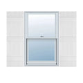 White Vinyl Board-n-Batten Shutters S64537