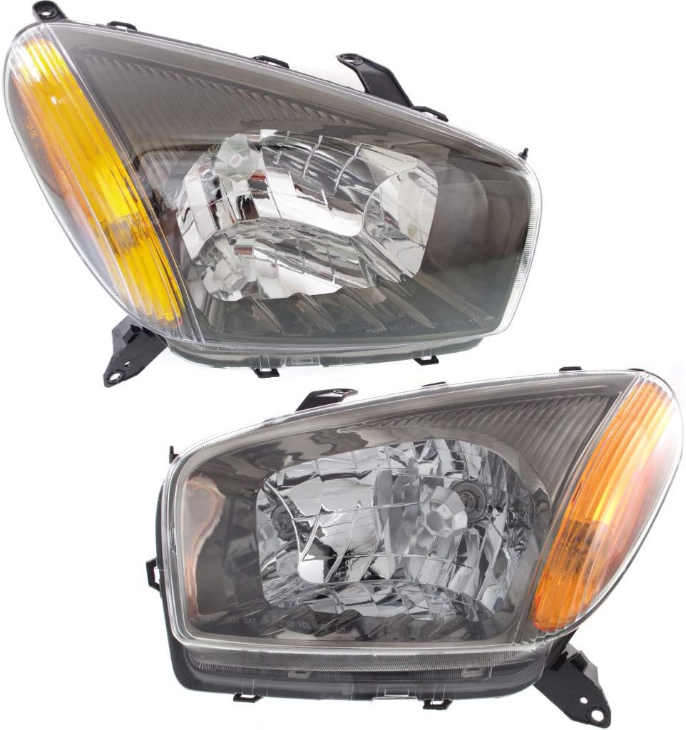 Headlight Assembly Pair for Toyota RAV4 2001 2002 2003 Halogen U9770