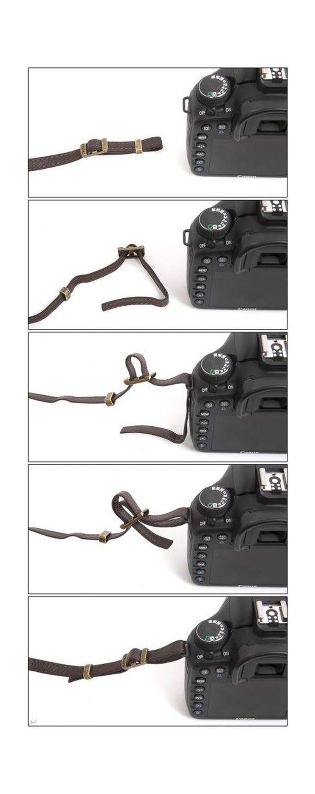 Black Leather Strap for DSLR Cameras W36315