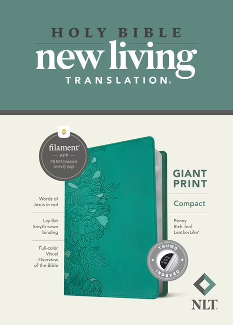 Compact Giant Print Bible, Leatherlike, Indexed, Red Letter I916