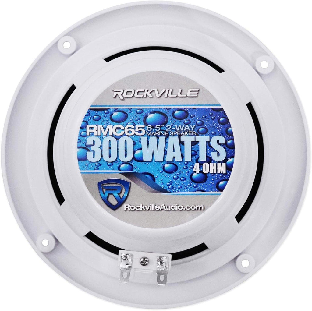 White 2-Way Marine Boat Speakers Pack of 2 F3678