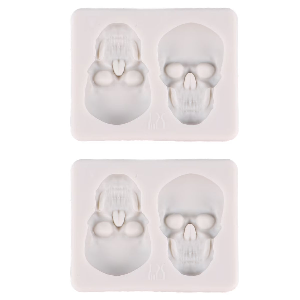 Halloween Skull Silicone Mold Key Chain Y431358