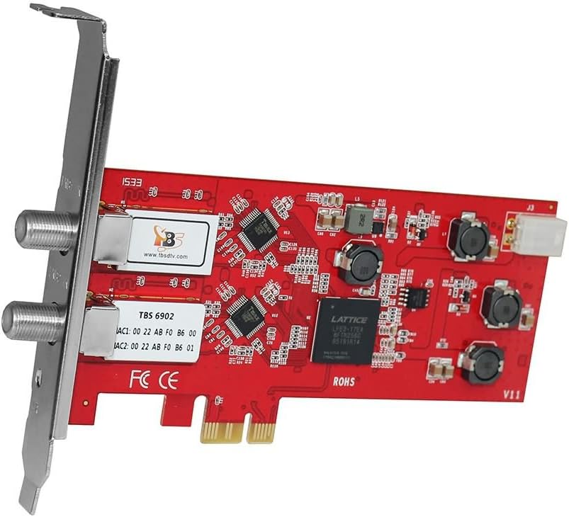 Dual Satellite PCIe TV Tuner Card DVB-S2 Q704